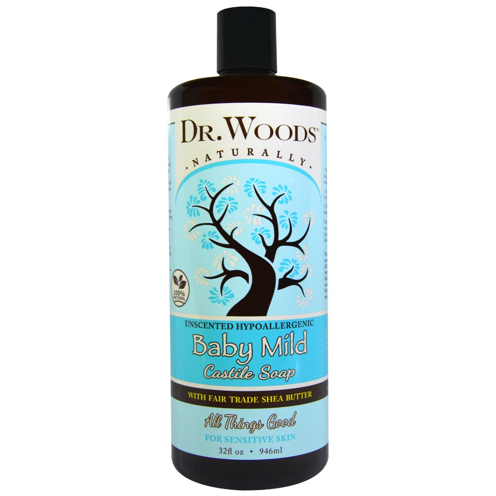 Foto 1 | Jabón Dr. Woods Shea Vision Pure Castile Baby Mild 946 Ml - Venta Internacional.