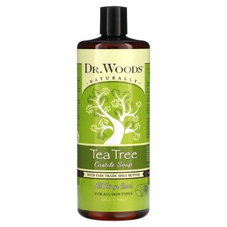 Foto 1 | Jabón Dr. Woods Tea Tree Con Manteca De Karité De Comercio Justo 946 Ml - Venta Internacional.
