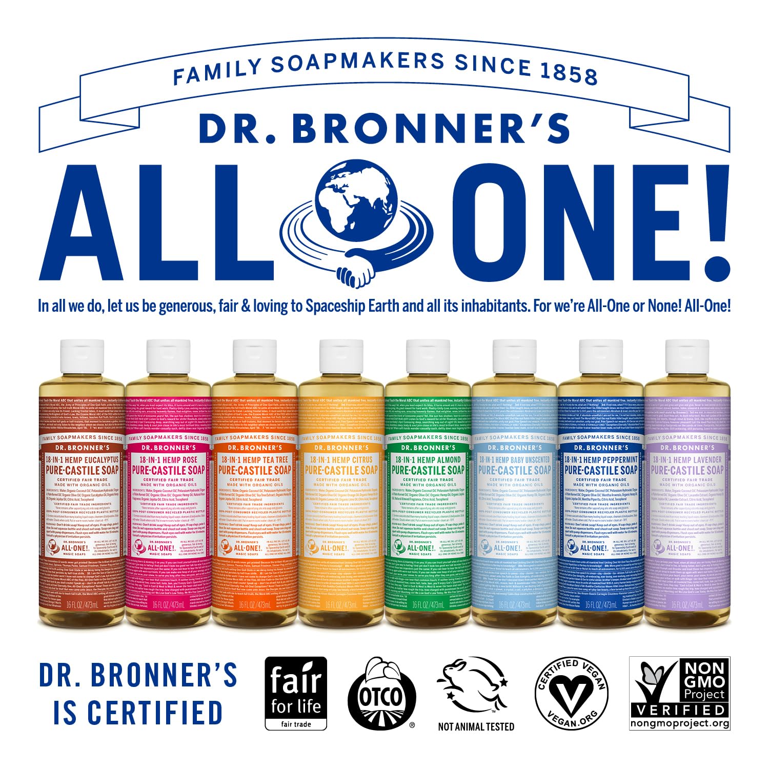 Foto 4 pulgar | Jabón Líquido Dr. Bronner's Pure-castile Magic Lavender 480 Ml - Venta Internacional.