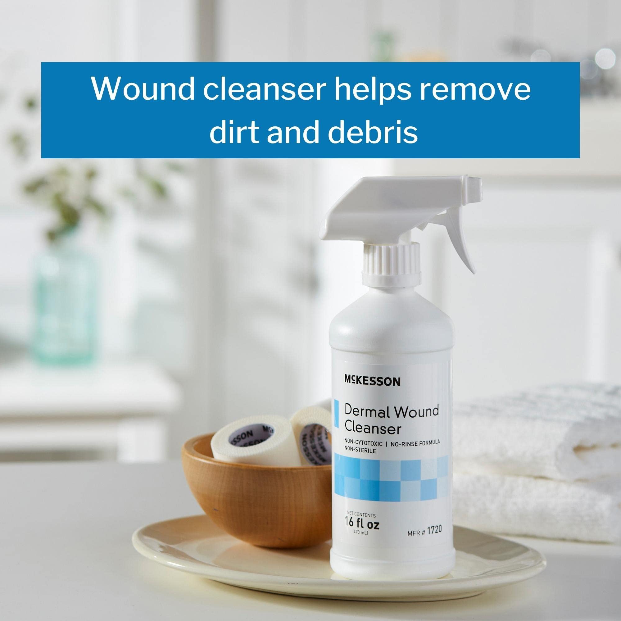 Foto 2 | Spray Limpiador Para El Cuidado De Heridas Mckesson Dermal 473 Ml First Aid - Venta Internacional.