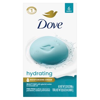 Foto 1 | Beauty Bar Dove Hydrating Con Agua Glacial Y Aceite De Aguacate 110 G - Venta Internacional.