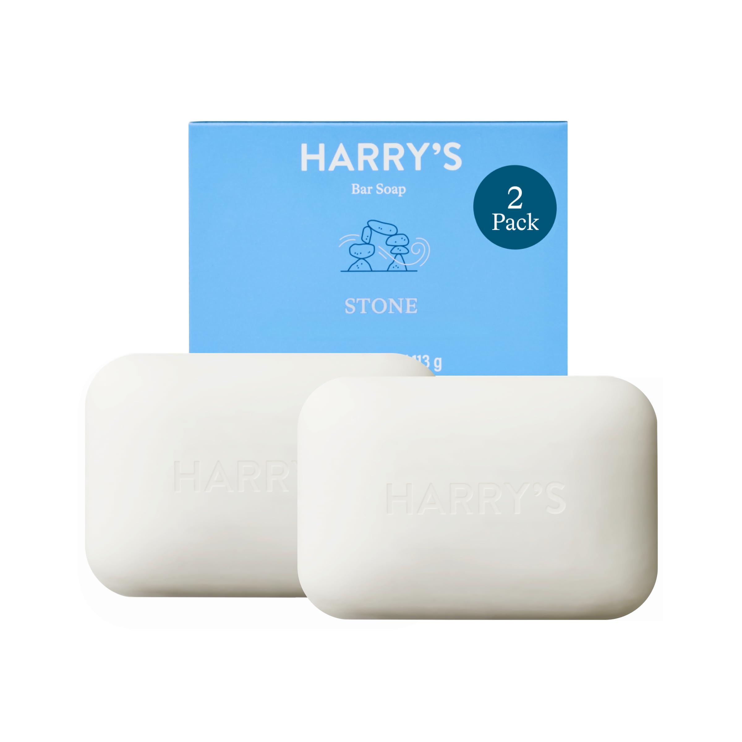Jabón En Barra Harry's Stone Scent  120 Ml  Paquete De 2 Unidades Para Hombre - Venta Internacional.