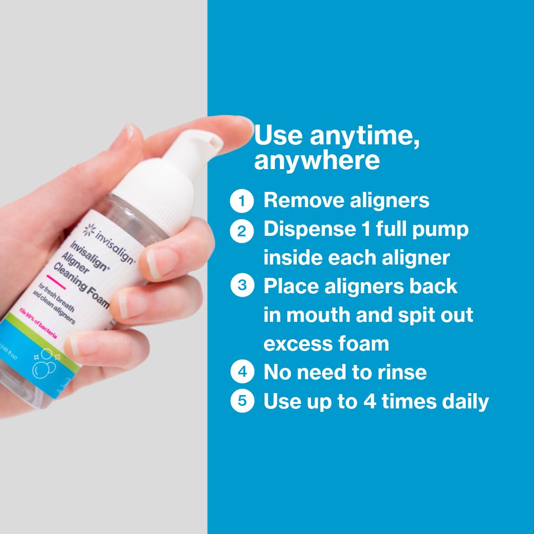 Foto 5 pulgar | Espuma Limpiadora Aligner Invisalign 55 Ml - Venta Internacional.