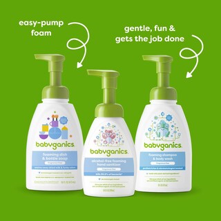 Foto 4 | Jabón Para Platos Babyganics En Botella Espumosa Sin Fragancia 480 Ml Paquete De 3 - Venta Internacional.