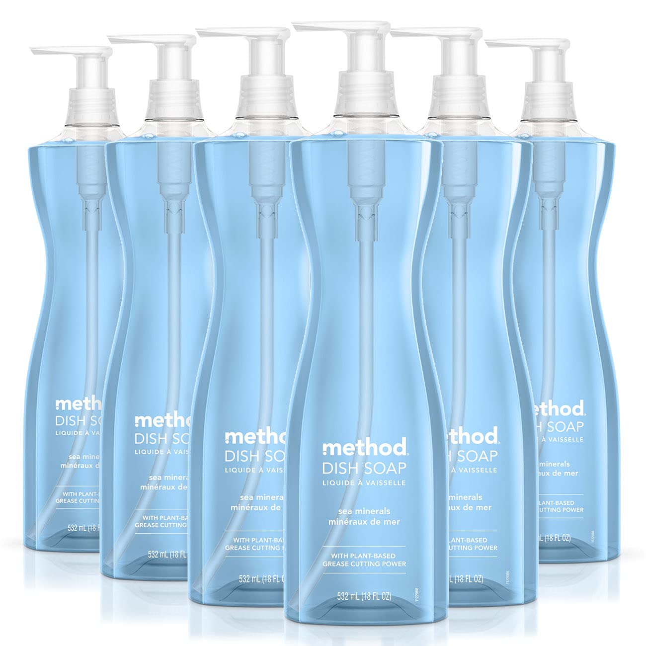 Jabón En Gel Para Platos Method Sea Minerals Scent 532 Ml (paquete De 6) - Venta Internacional.