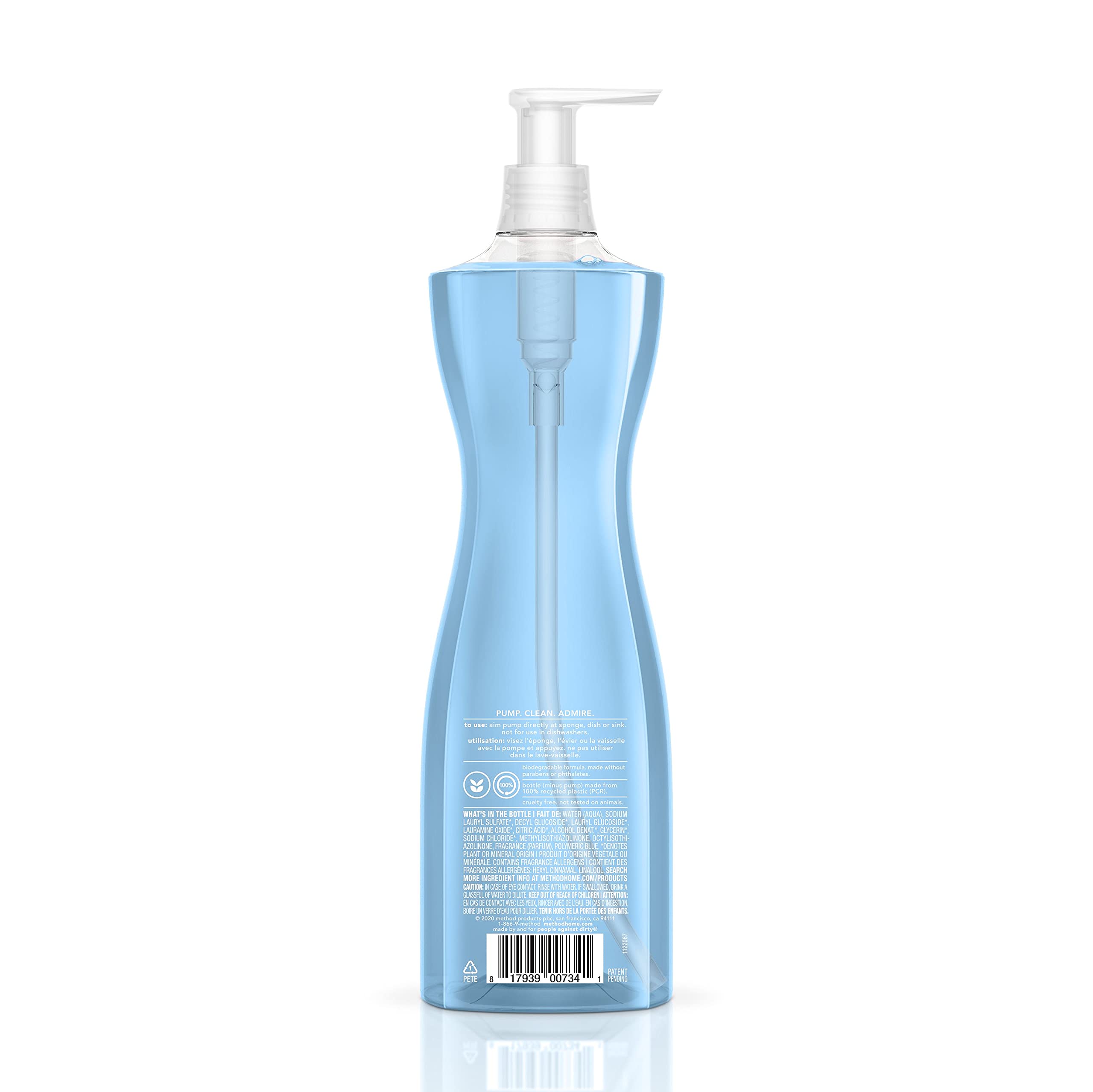 Foto 2 | Jabón En Gel Para Platos Method Sea Minerals Scent 532 Ml (paquete De 6) - Venta Internacional.