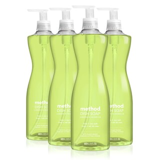 Foto 1 | Jabón En Gel Para Platos Method Lima Y Sal Marina 532 Ml (paquete De 4) - Venta Internacional.