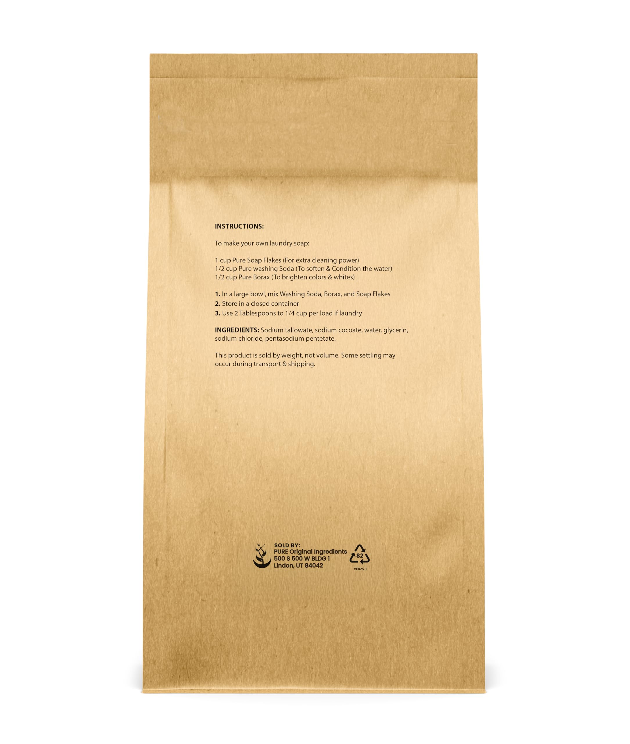 Foto 2 | Detergente Para Ropa  Jabón En Escamas  Ingredientes Originales Puros  1 36 Kg - Venta Internacional.