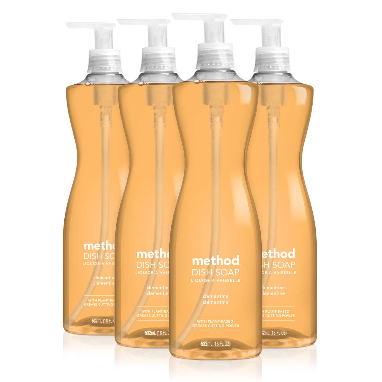 Jabón En Gel Para Platos Method Clementine  532 Ml  18 Onzas Líquidas (paquete De 4) - Venta Internacional.