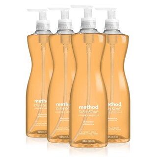 Foto 1 | Jabón En Gel Para Platos Method Clementine 532 Ml 18 Onzas Líquidas (paquete De 4) - Venta Internacional.