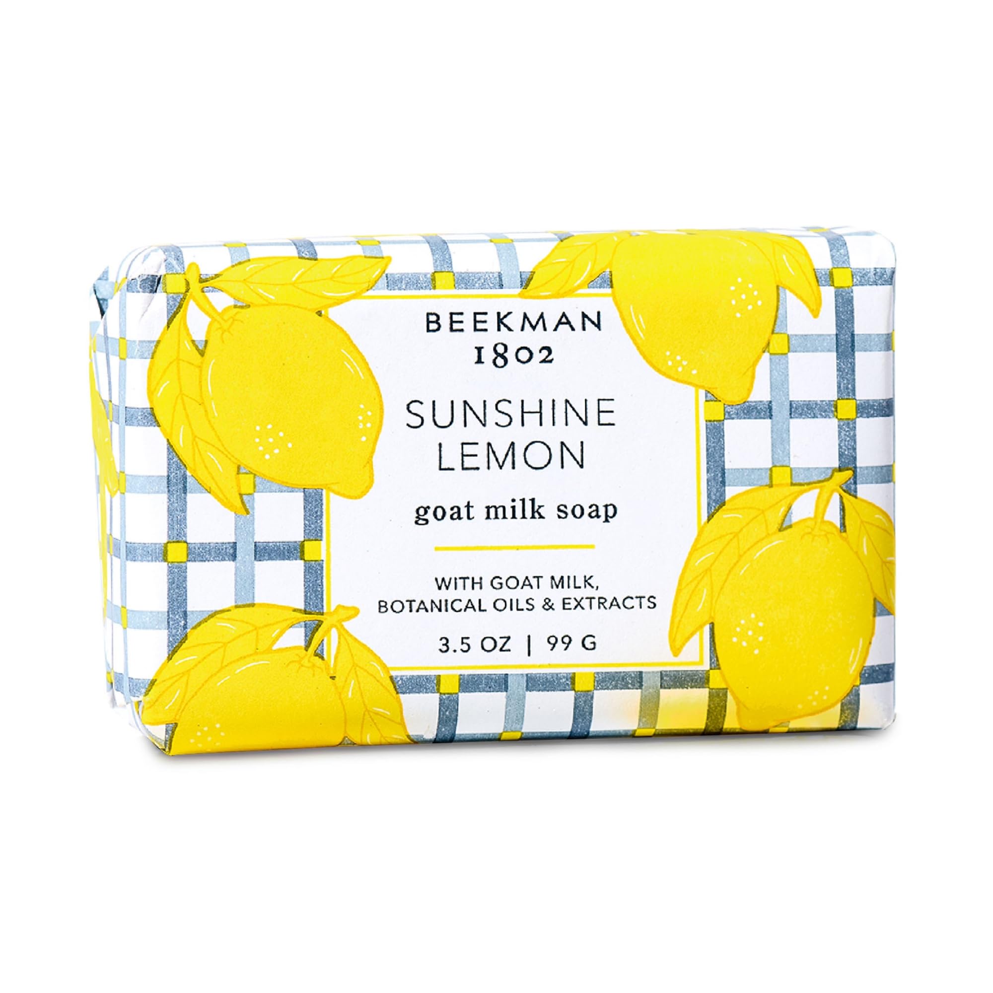 Jabón Corporal En Barra Beekman 1802 Goat Milk Sunshine Lemon 100g - Venta Internacional.