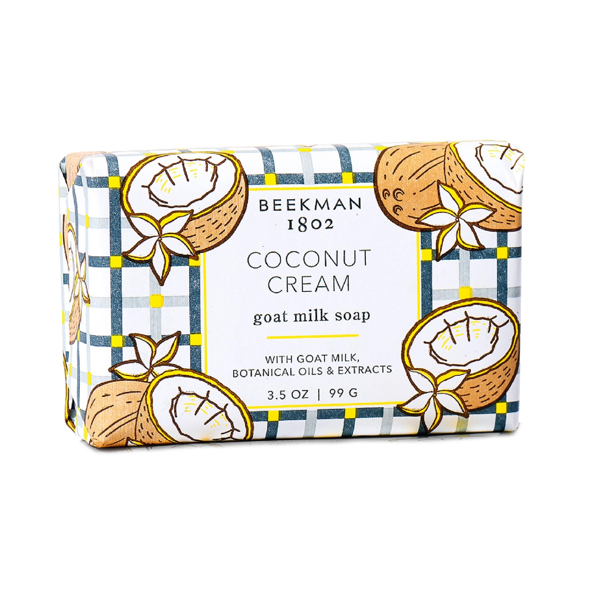 Jabón En Barra Beekman 1802  Crema De Coco  100 Ml  Apto Para Microbiomas - Venta Internacional.