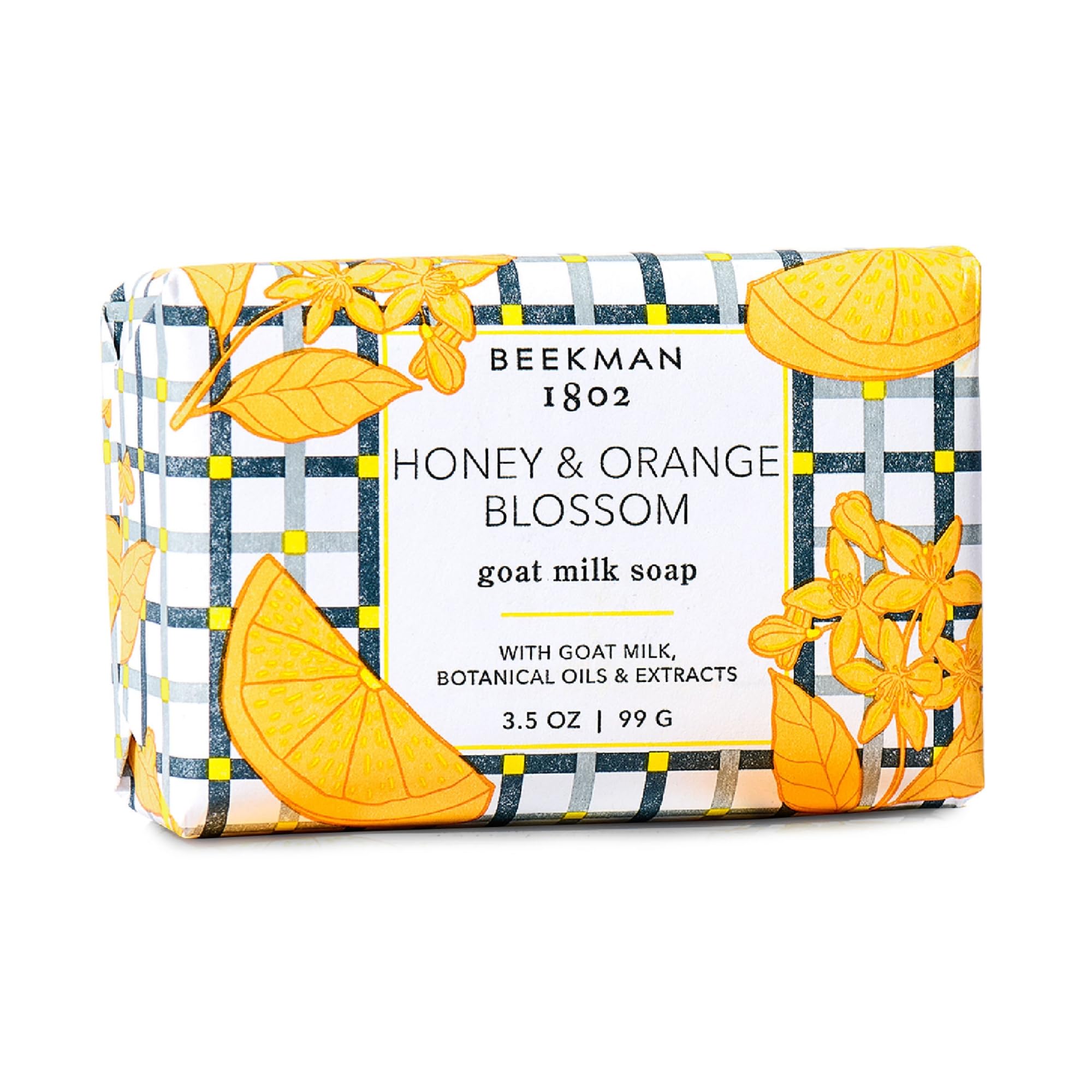 Jabón Corporal En Barra Beekman 1802 Con Leche De Cabra  Miel Y Naranja  100 G - Venta Internacional.
