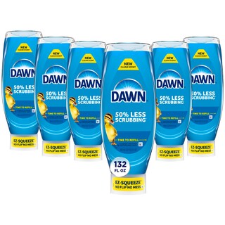 Foto 1 | Jabón Para Platos Dawn Ultra Ez-squeeze Liquid 650 Ml Original X6 - Venta Internacional.