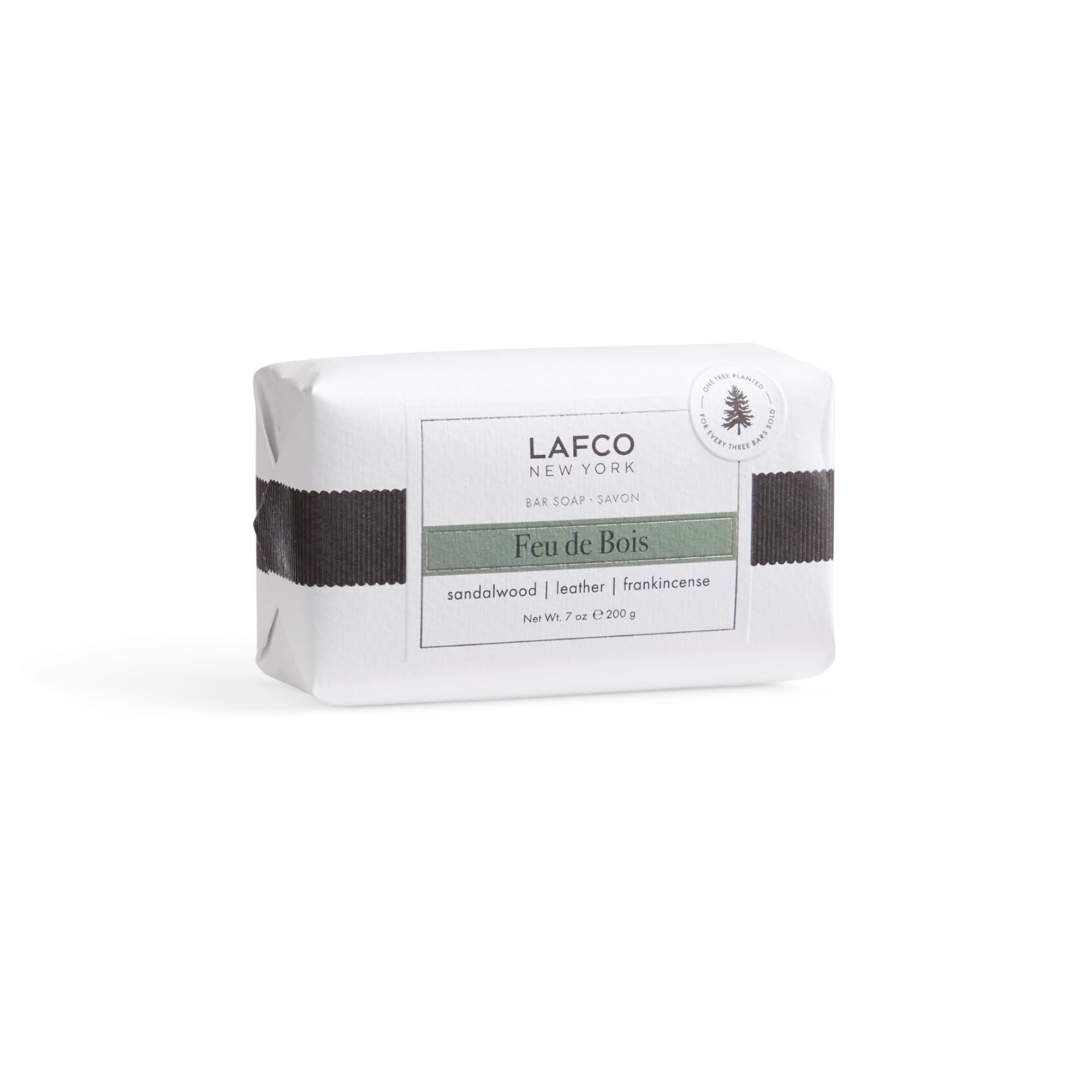 Jabón En Barra Lafco New York Feu De Bois  200 G  Ultrahidratante - Venta Internacional.
