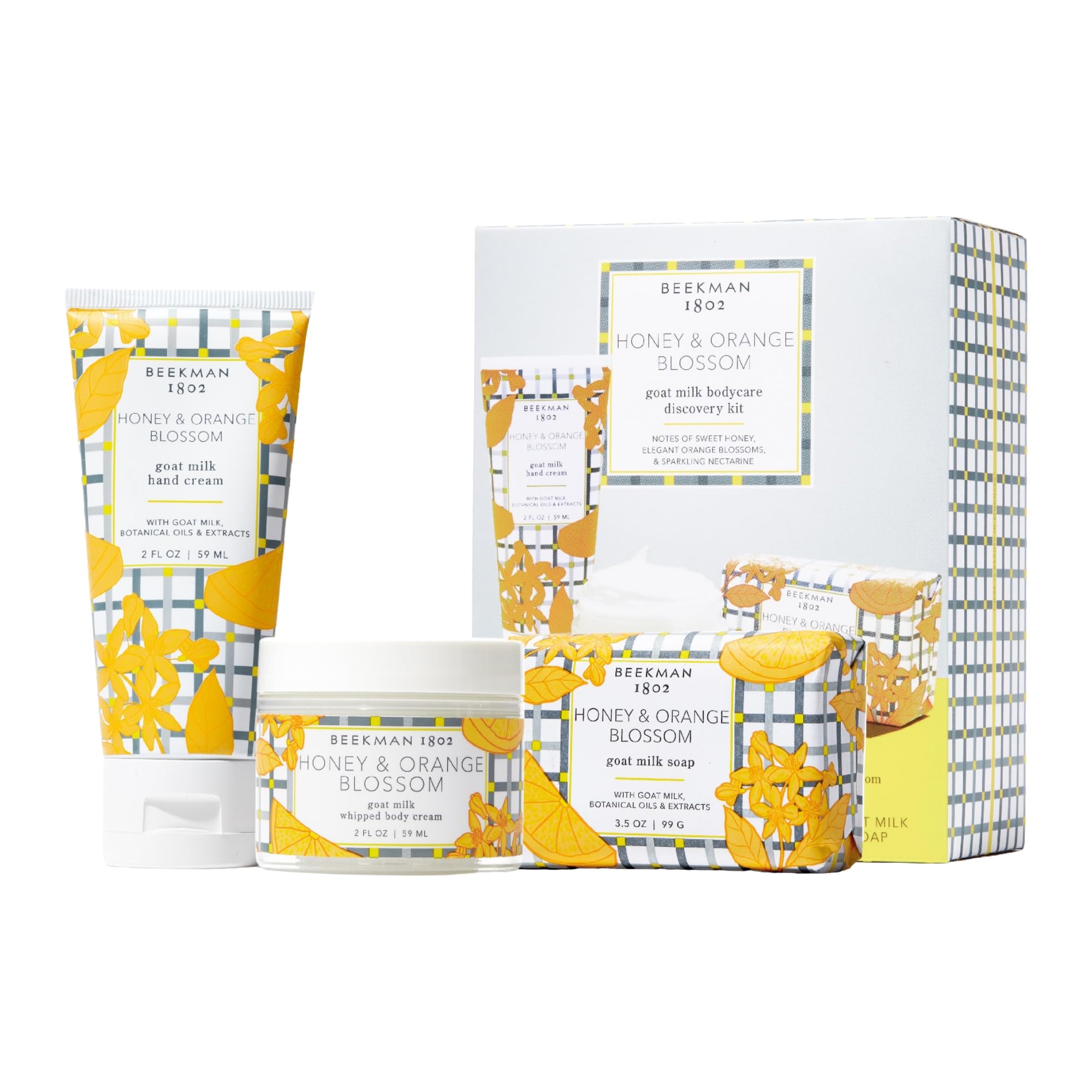 Set De Cuidado Corporal Beekman 1802 Honey & Orange Blossom Discovery - Venta Internacional.