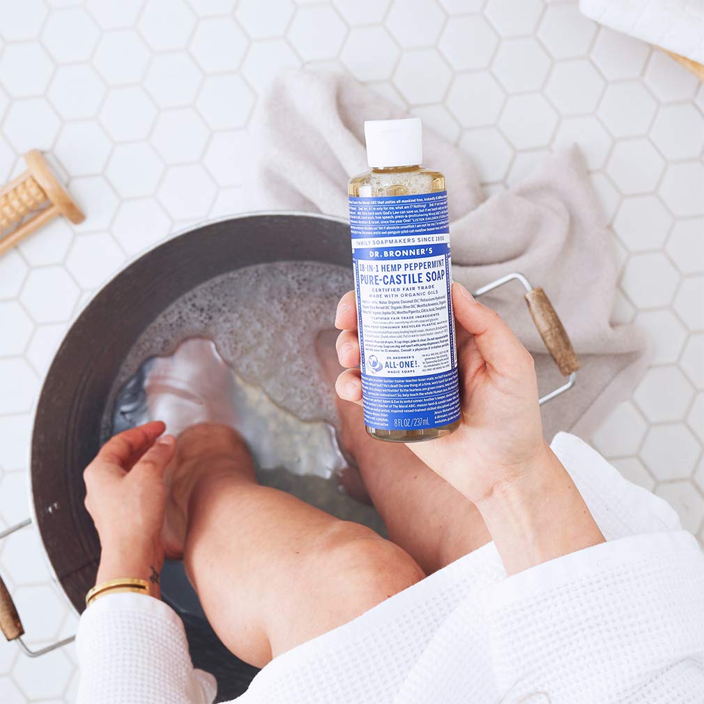 Foto 3 | Jabón Líquido Dr. Bronner's Pure-castile Peppermint 240 Ml - Venta Internacional.