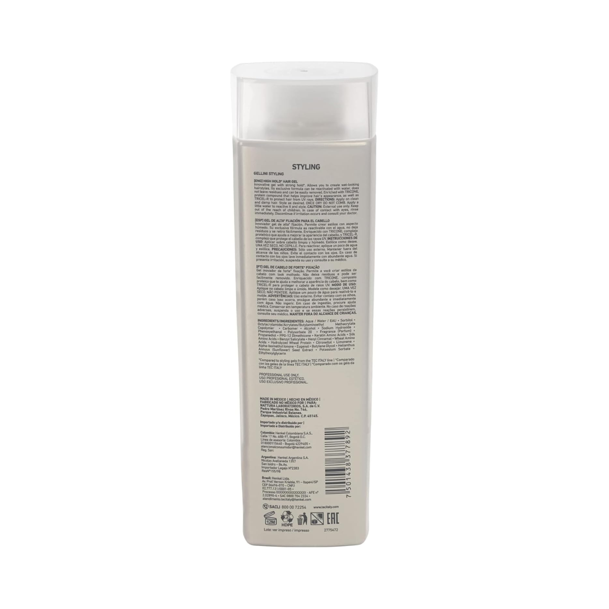 Foto 2 | Gel Fijador Tec Italy Gellini Styling 300 Ml