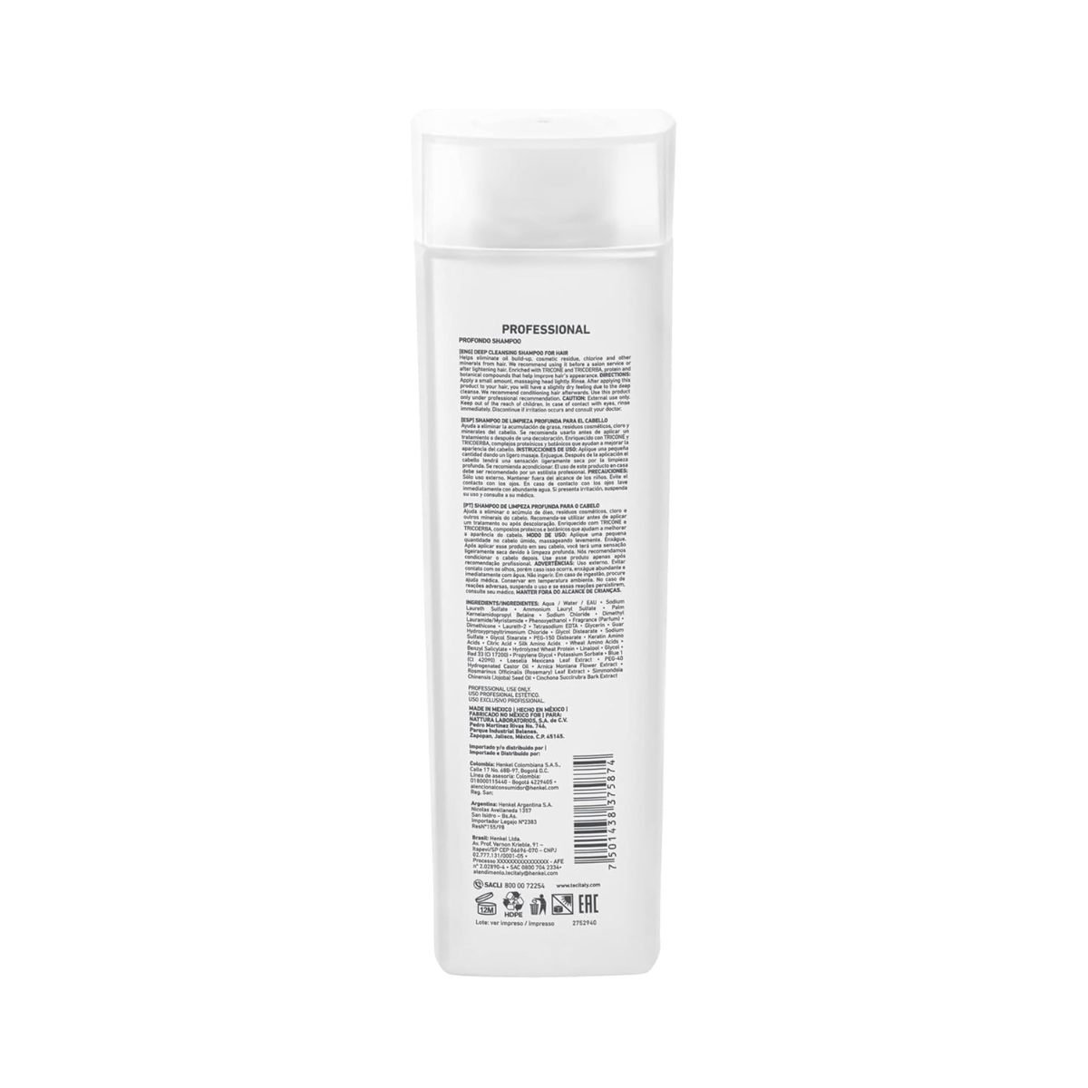 Foto 3 pulgar | Shampoo Tec Italy Profondo 300 Ml