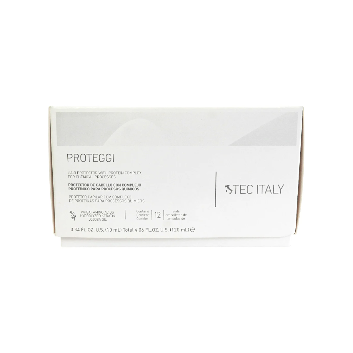 Foto 3 pulgar | Tratamiento Intensivo Tec Italy Proteggi Cabello Procesado Químicamente X12 Ampolletas