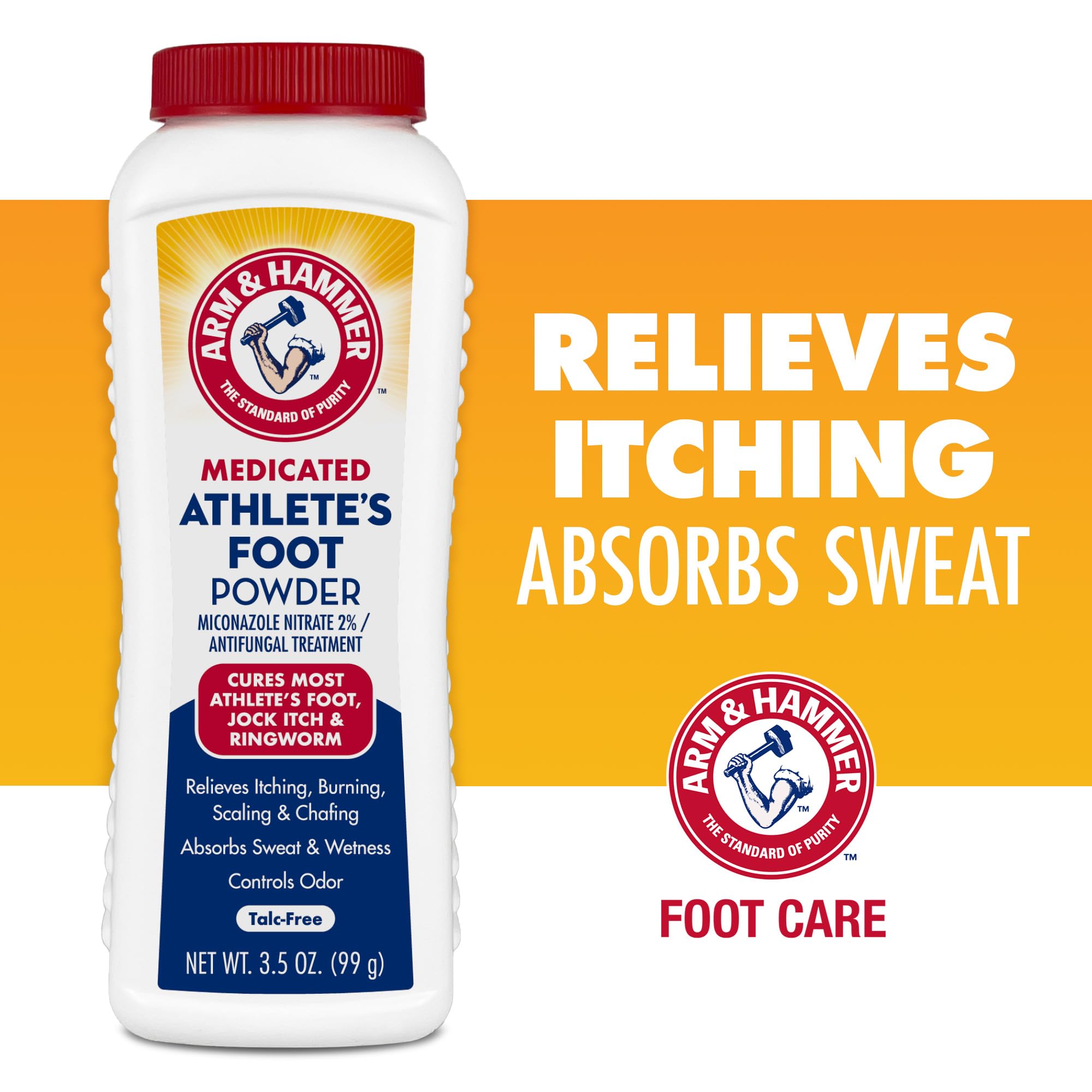 Foto 8 pulgar | Polvo Antimicótico para Pies Atleta Arm & Hammer 99 G - Venta Internacional