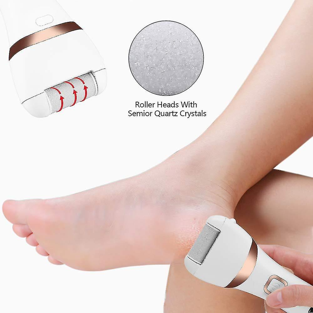 Foto 5 pulgar | Kit Eléctrico Para Eliminar Callos De Pies  Impermeable  Con 3 Rodillos - Venta Internacional.