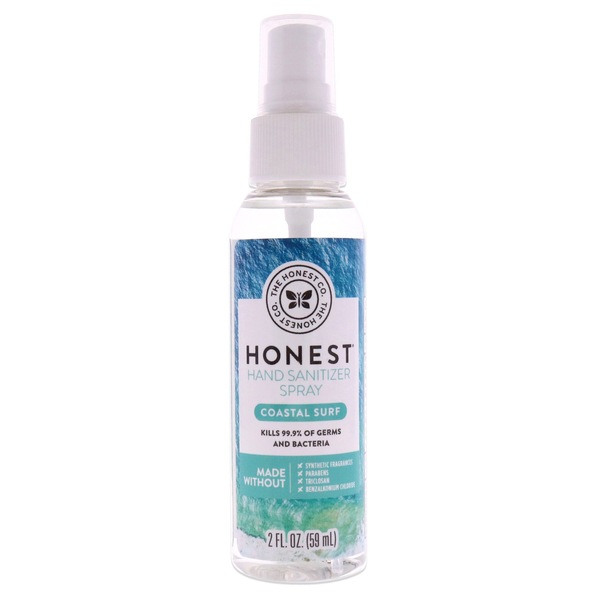 Spray Desinfectante Para Manos - Coastal Surf Honesto Transparente $218