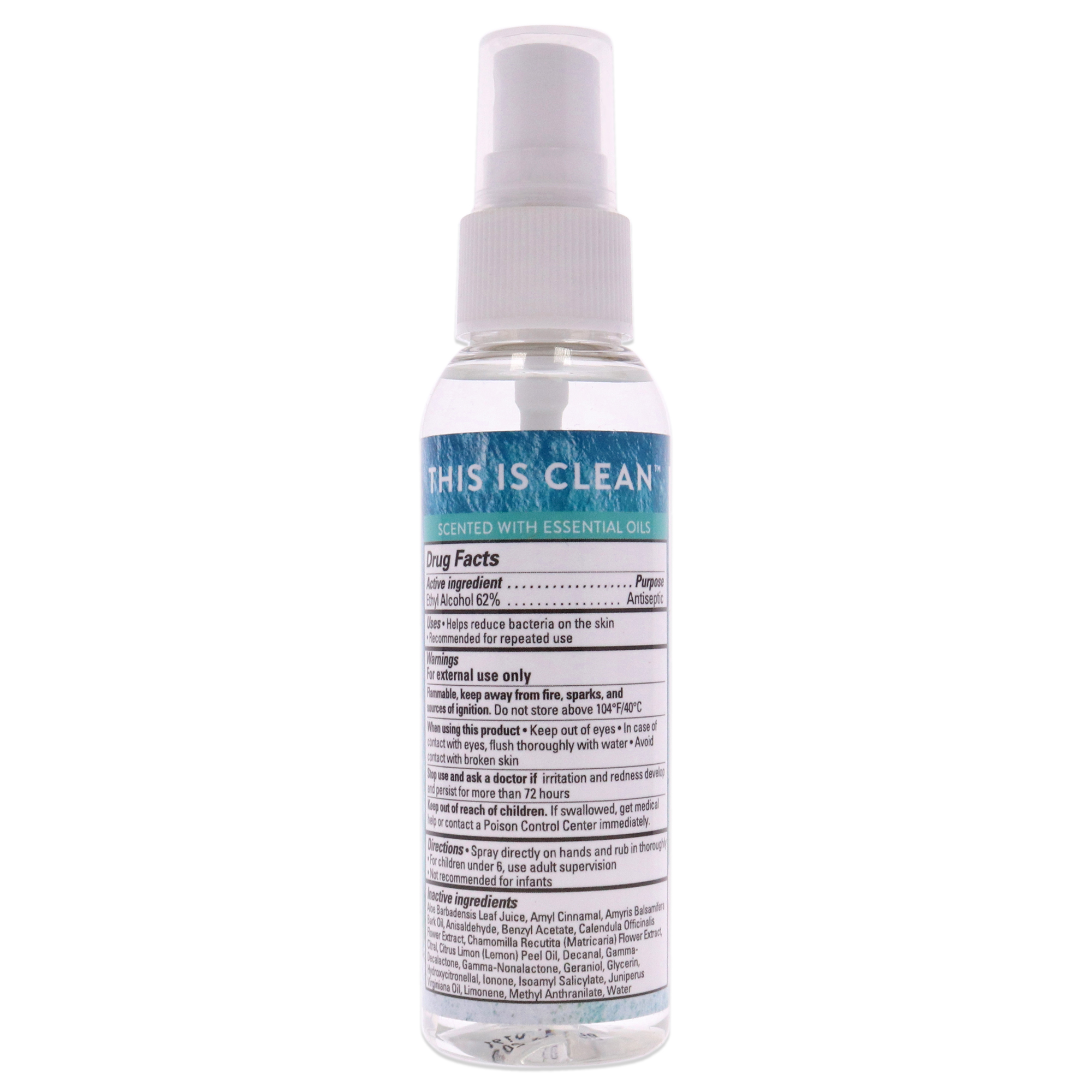 Foto 3 pulgar | Spray Desinfectante Para Manos - Coastal Surf Honesto Transparente