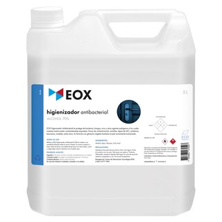Foto 1 | Desinfectante Con Alcohol Antibacteriano Para Manos Y Superficies, 5 Litros - Venta Internacional.
