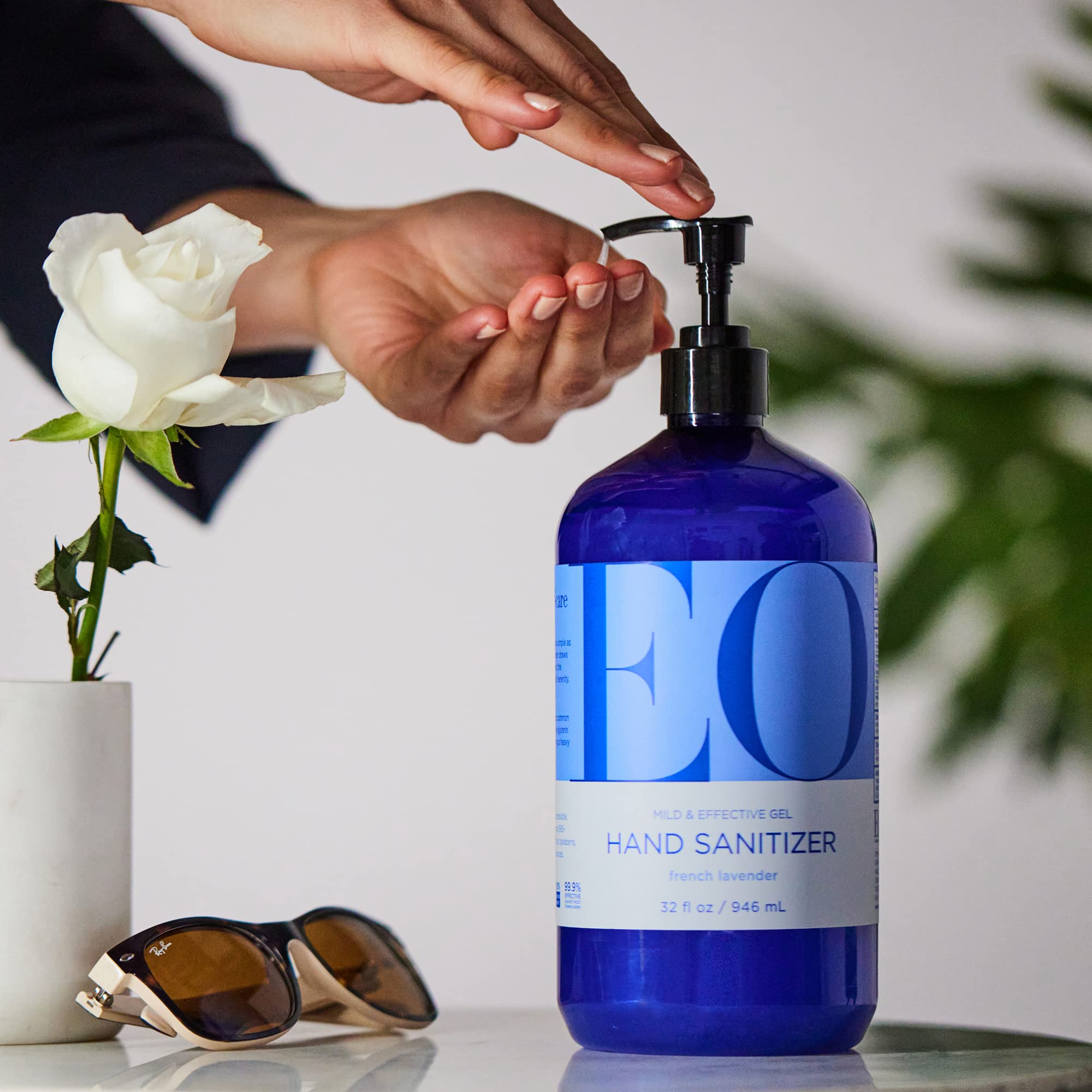 Foto 4 pulgar | Gel Desinfectante Para Manos Eo 32 Ml De Lavanda Francesa Orgánica Con 62% De Alcohol - Venta Internacional.