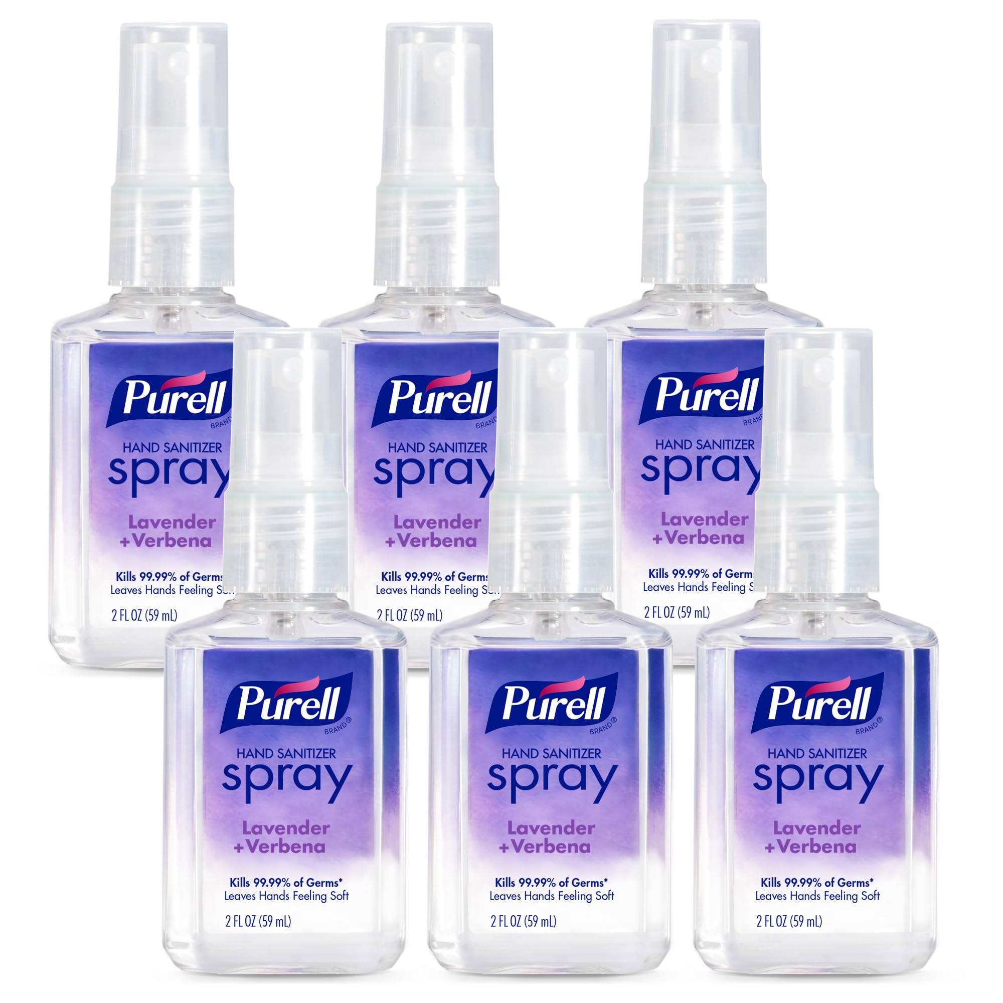 Spray Desinfectante Para Manos Purell Lavender Verbena 60 Ml (paquete De 6) - Venta Internacional.