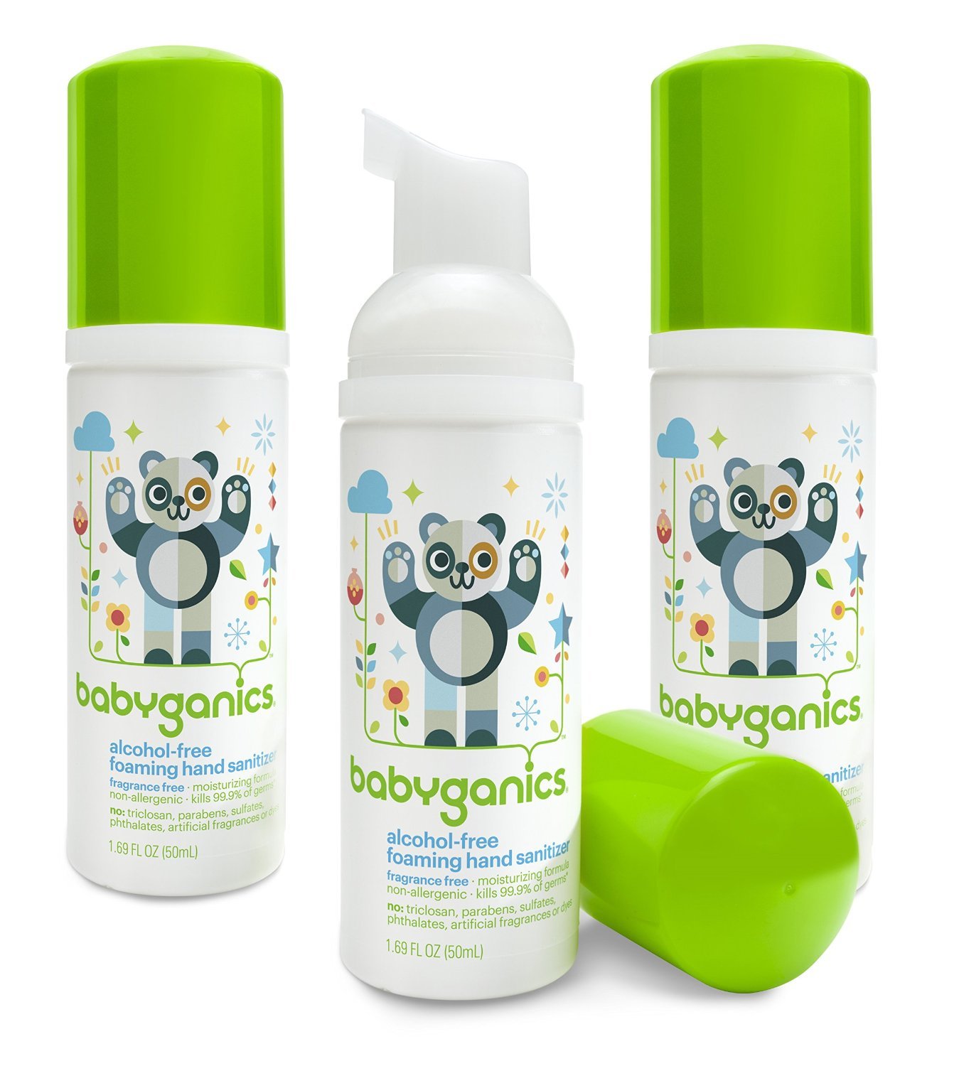 Foto 2 pulgar | Desinfectante De Manos Babyganics Sin Alcohol 50 Ml (paquete De 3) - Venta Internacional.