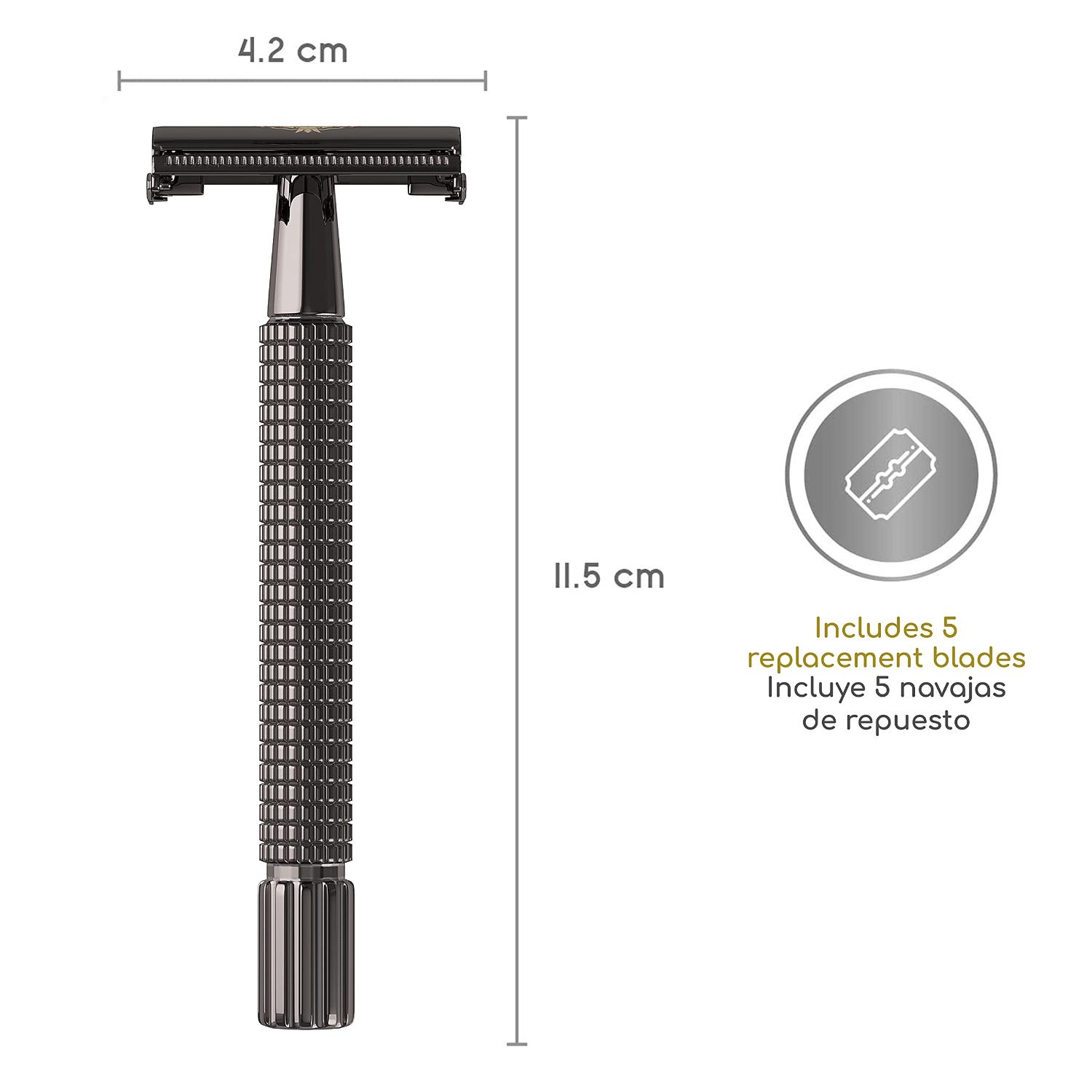 Foto 4 pulgar | Rastrillo Para Afeitar De Acero Inoxidable Mamba Shave