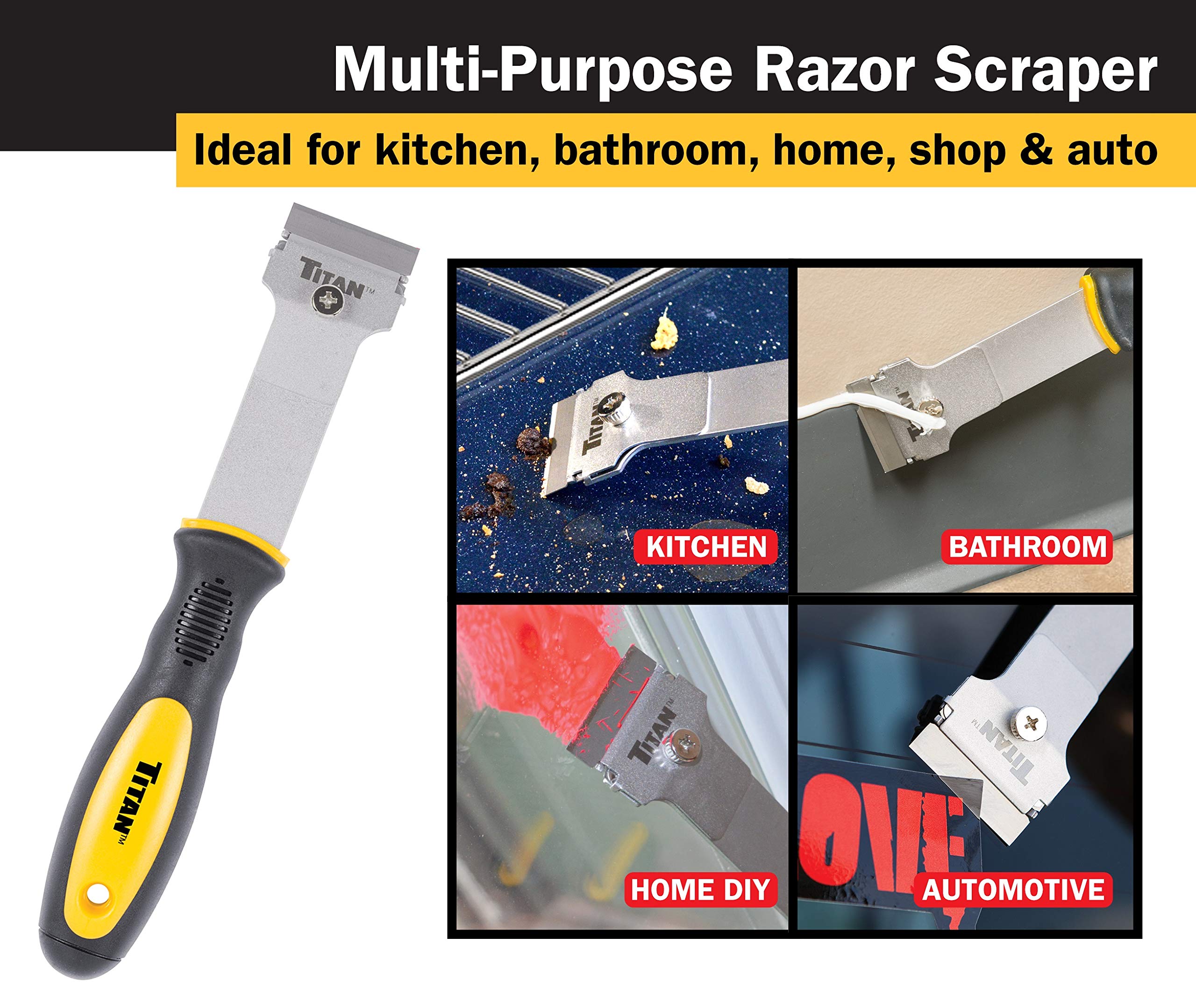 Foto 4 pulgar | Rascador Razor Titan 12030, Resistente, Mango Largo - Venta Internacional.