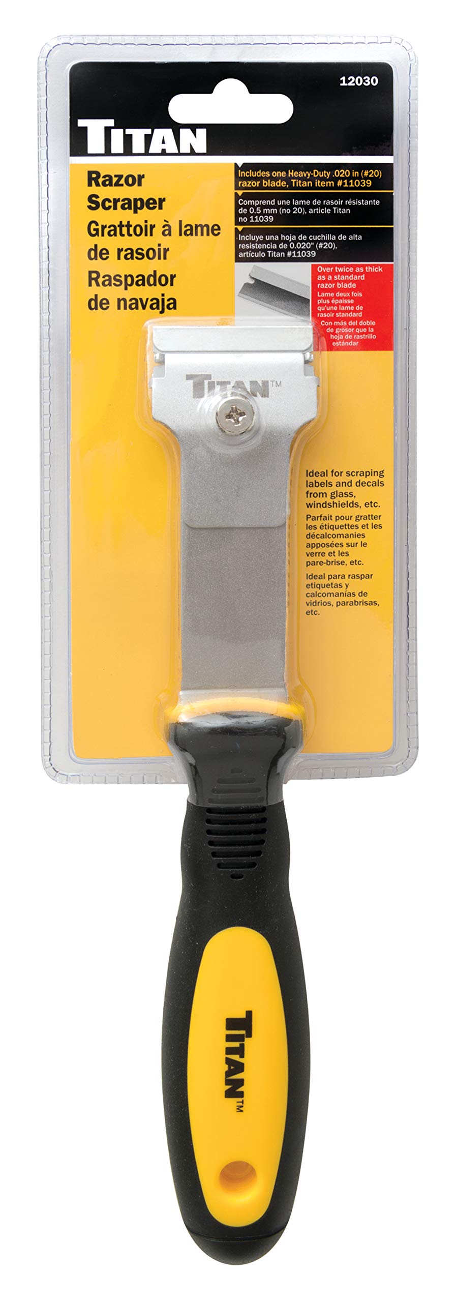 Foto 6 pulgar | Rascador Razor Titan 12030, Resistente, Mango Largo - Venta Internacional.