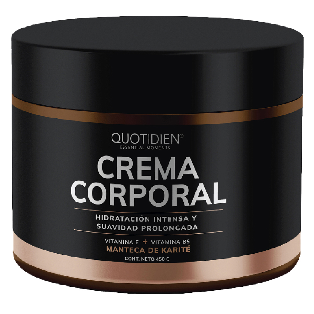 Crema Corporal Hidratante Corporal Quotidien con Manteca de Karite Crema para Cuerpo 450g