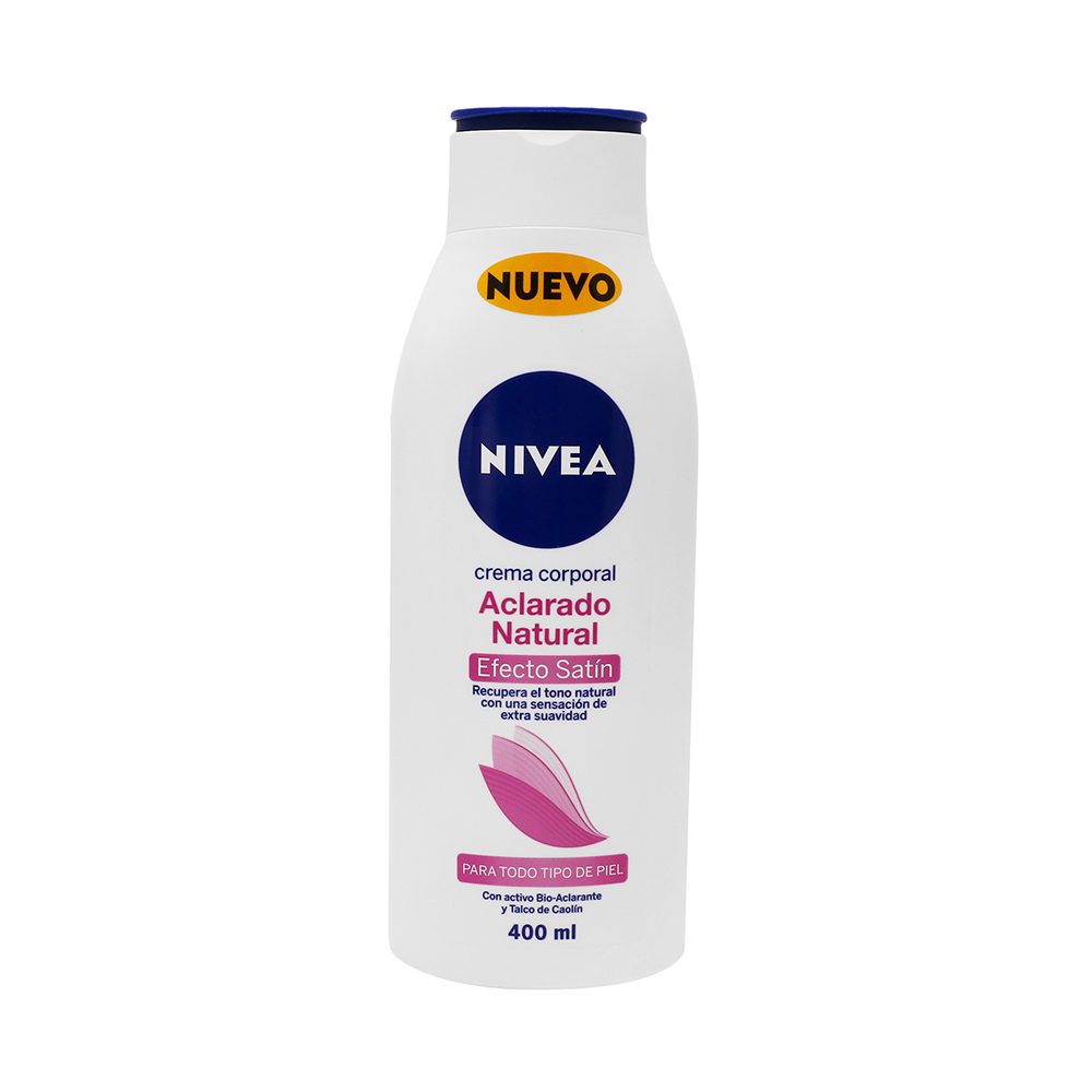 Foto 2 pulgar | Crema Nivea Body 400 ml Aclarado Natural