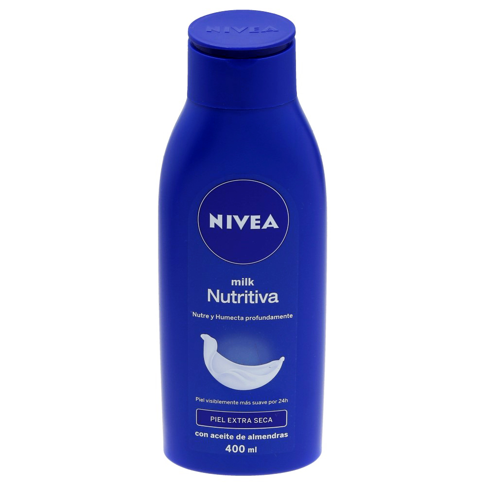 Crema Nivea Milk Nutritiva 400 ml Piel Extra Seca