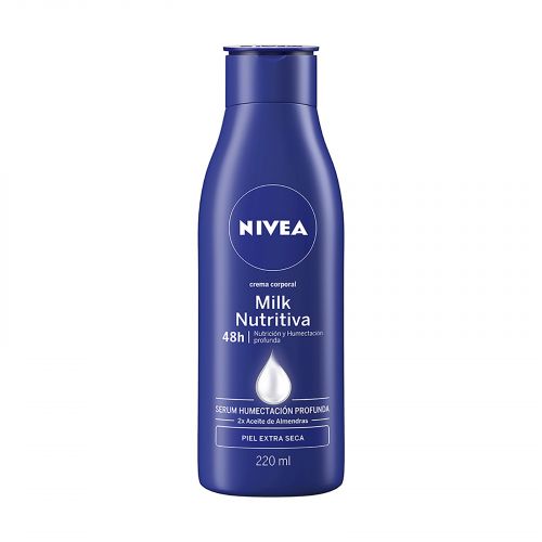 Crema Corporal Nivea Milk Nutritiva Piel Extra Seca