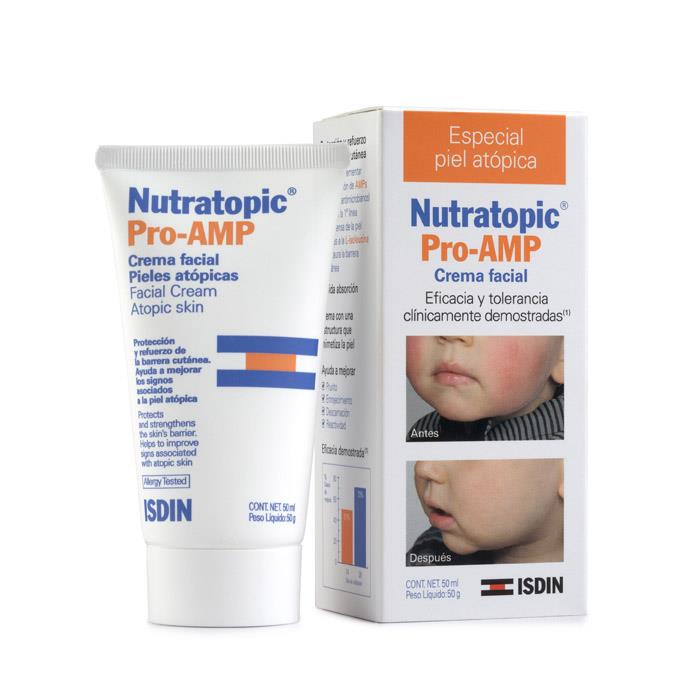 Crema Facial Piel Atópica Isdin Nutratopic Pro-amp 50 Ml