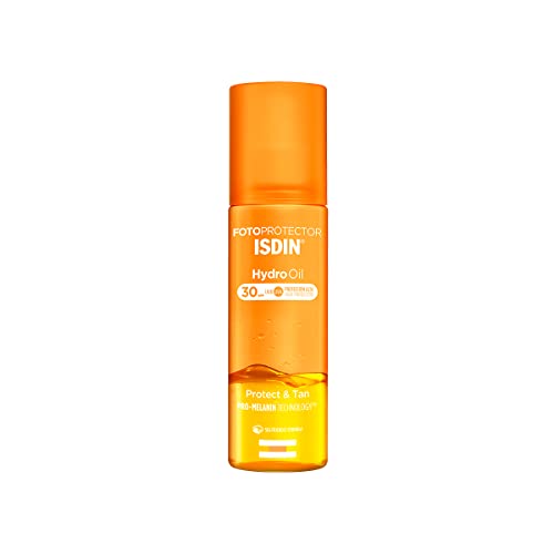 Fotoprotector Solar Corporal  Isdin Hydrooil Spf 30 -Protege Y Broncea La Piel, 200 ML