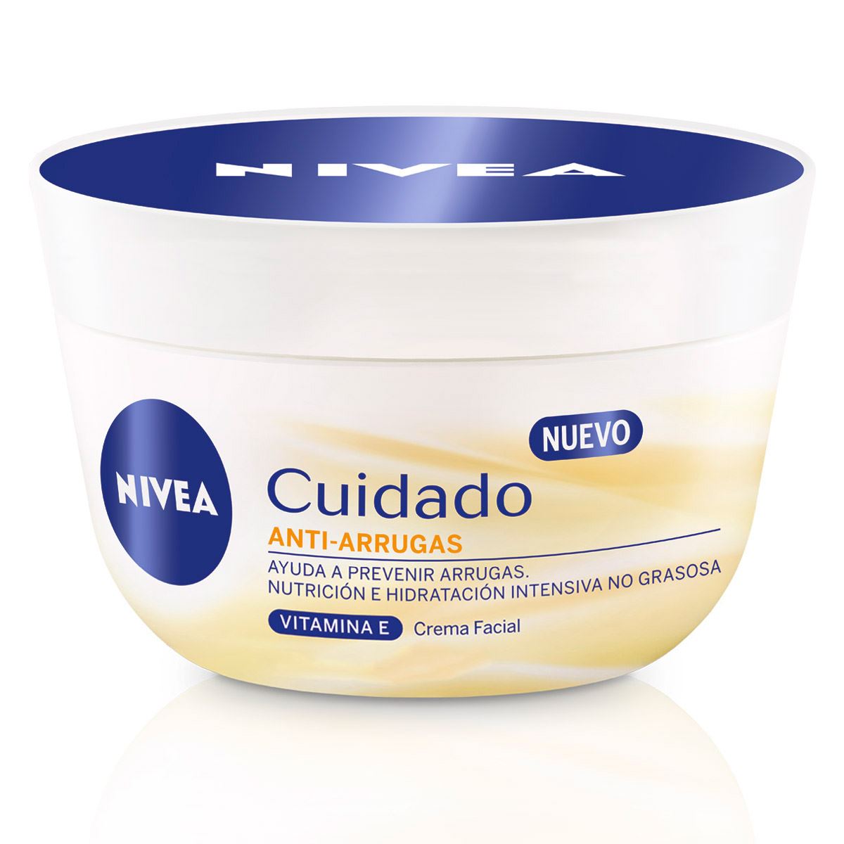 Foto 2 pulgar | Crema Facial Nivea Cuidado Anti Arrugas 200 ml