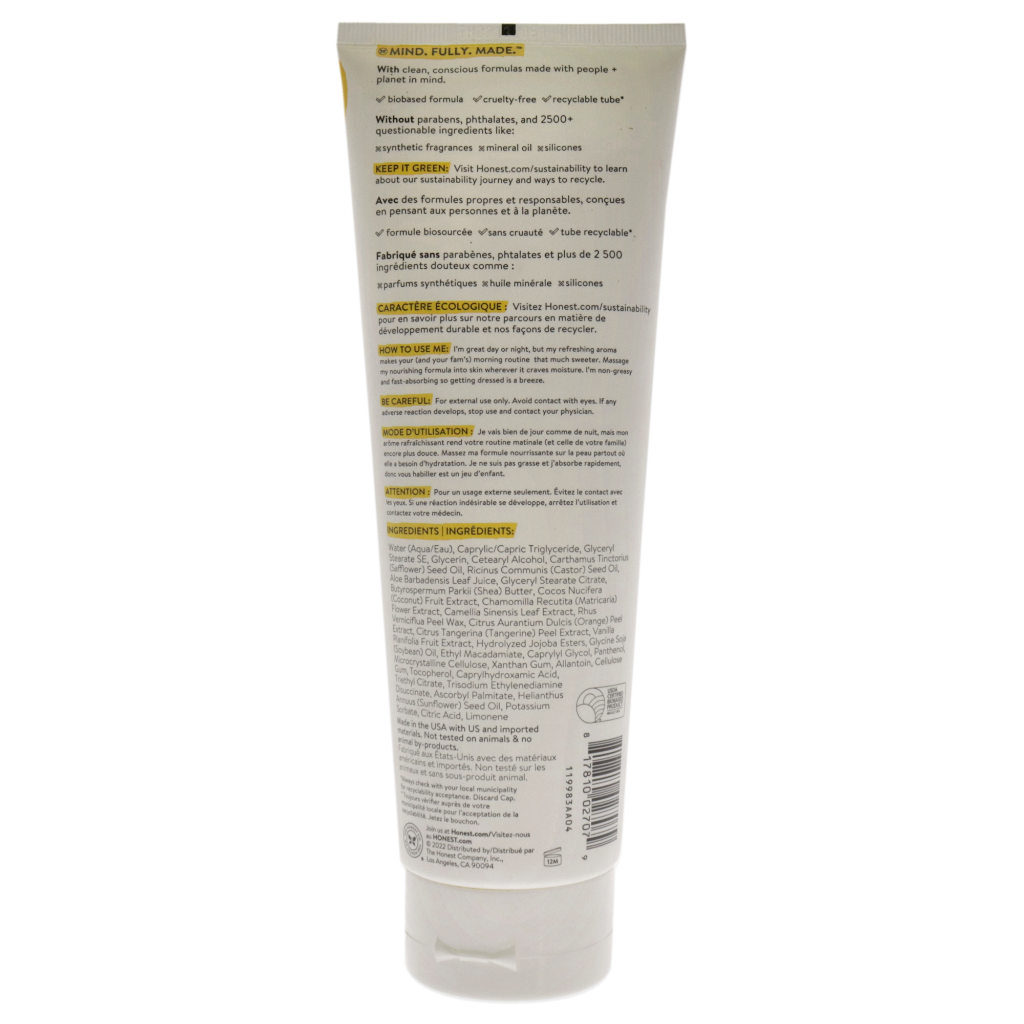 Foto 3 pulgar | Loción Corporal Everyday Gentle Face Plus - Sweet Orange Vanilla Honesto Blanco