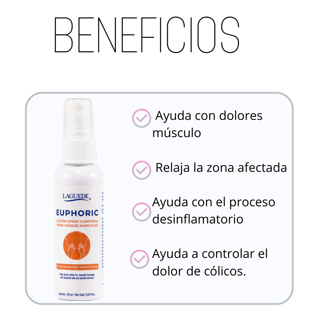 Foto 4 pulgar | Línea de Aromaterapia Natural Laguede en Spray 5 Piezas 60 ml C/U