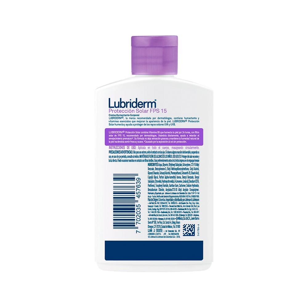 Foto 2 | Crema Corporal Lubriderm Protección Solar FPS 15 400 ml