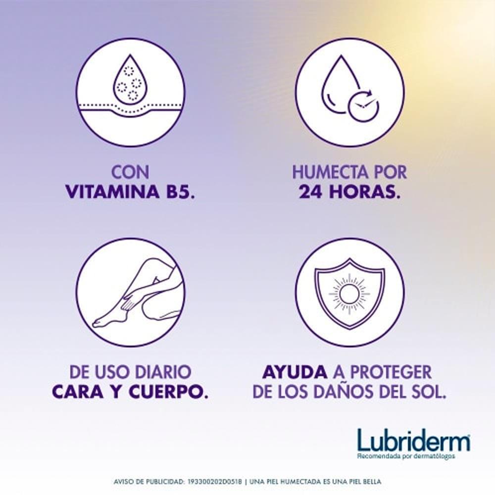 Foto 3 | Crema Corporal Lubriderm Protección Solar FPS 15 400 ml