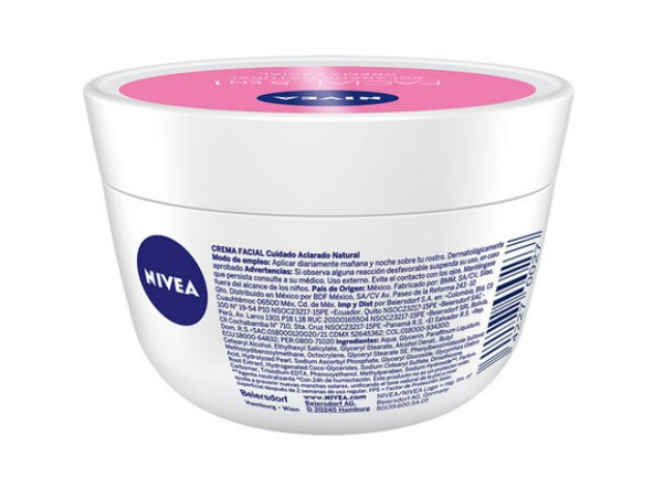 Foto 4 pulgar | Crema Facial Nivea Cream Aclarado Natural 200ml