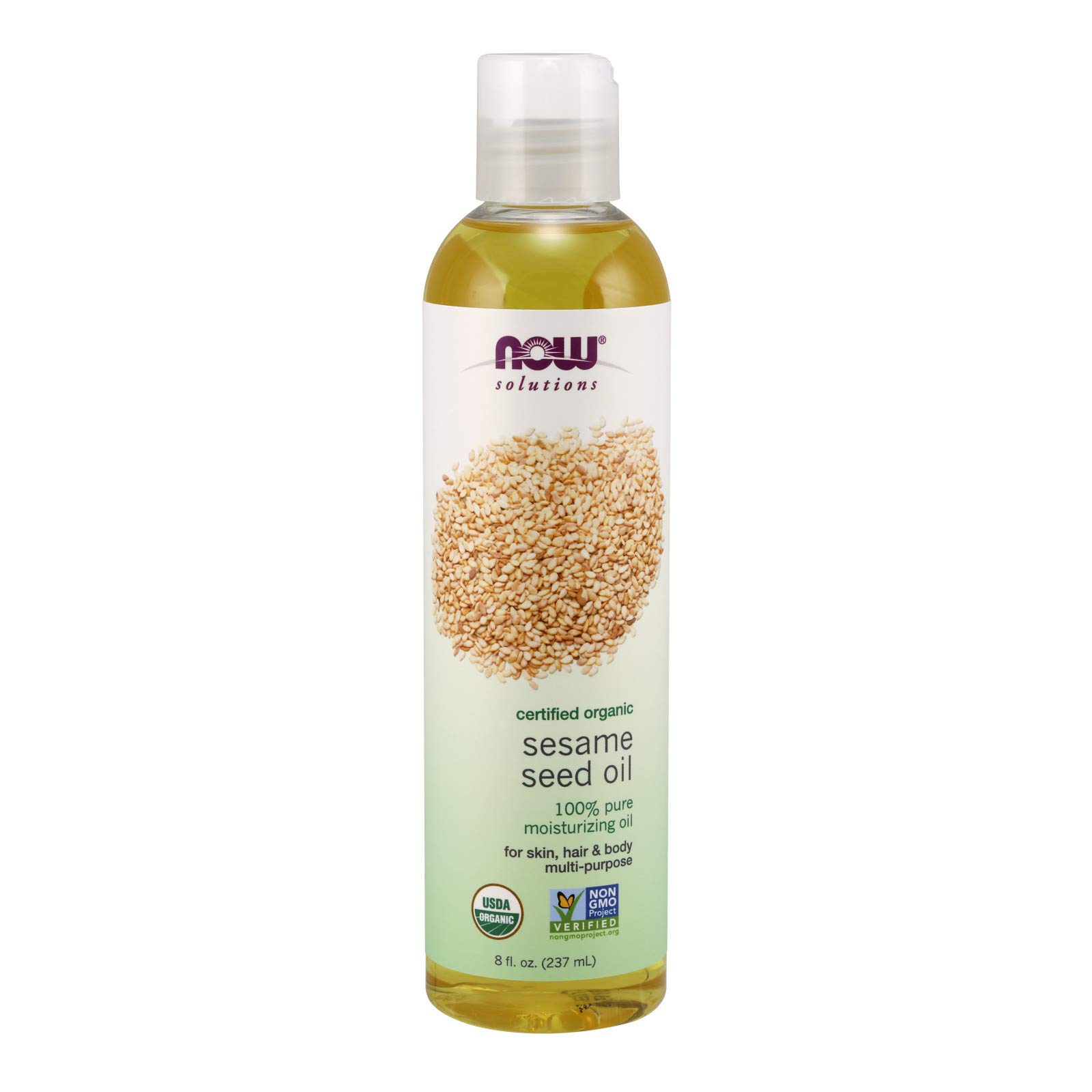 Foto 2 pulgar | Aceite Hidratante Now Solutions De Semillas De Sésamo Orgánico 240 Ml - Venta Internacional.