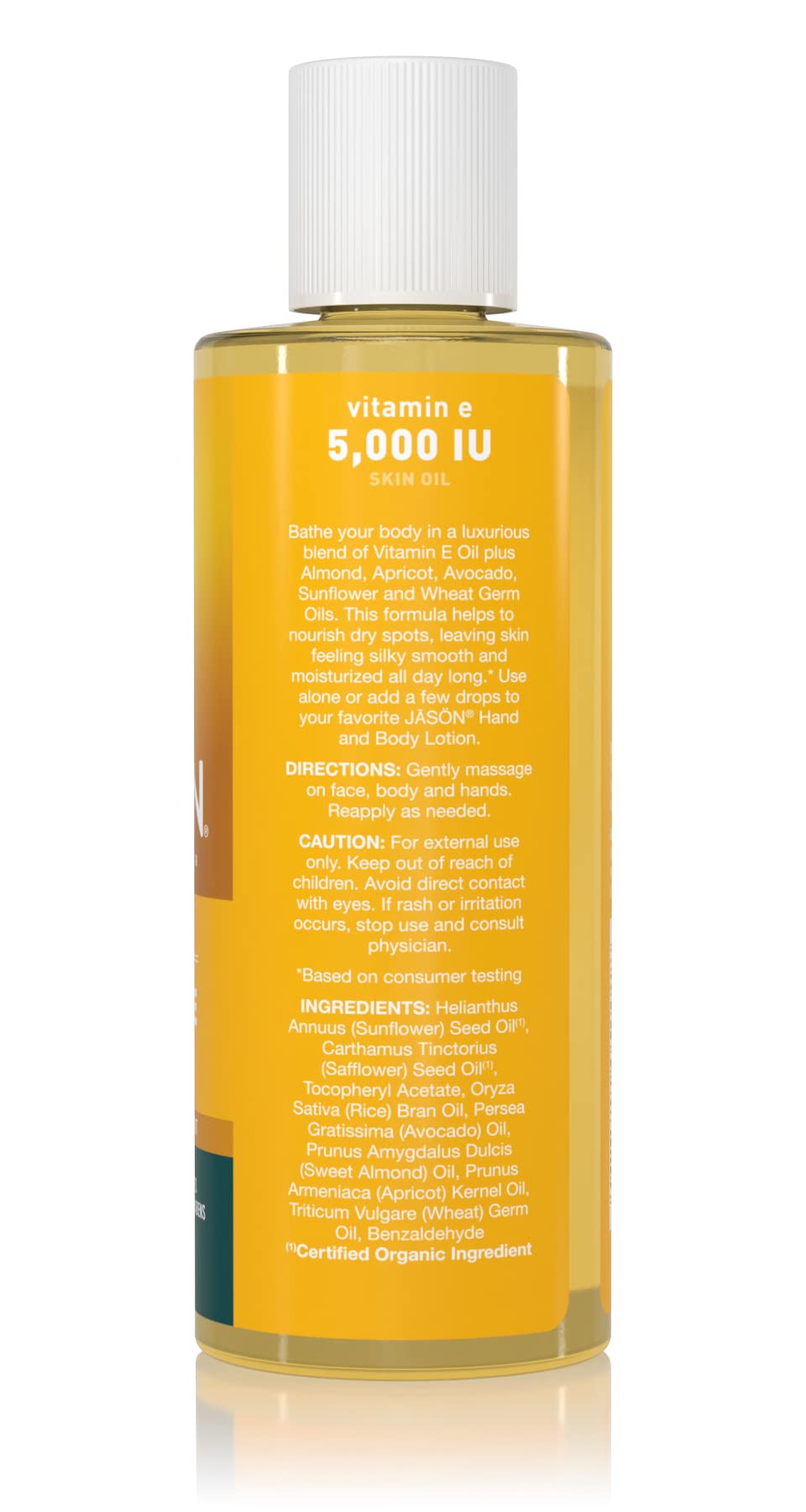 Foto 3 pulgar | Aceite Corporal Jason de Vitamina E 118 Ml-Venta Internacional