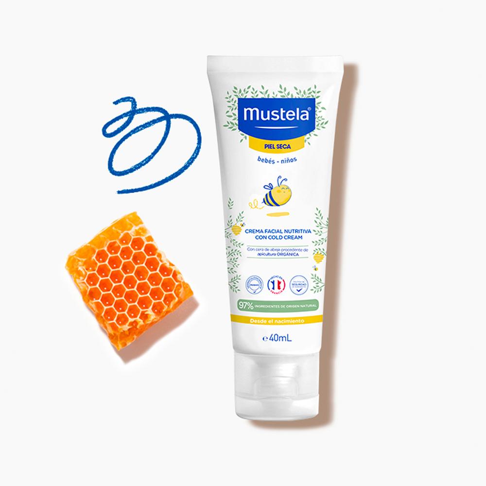 Foto 4 pulgar | Crema Nutritiva Mustela para Piel Seca 40 ml